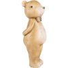 Clayre & Eef 6PR5272 Dekorace Figurka zvířete béžová 7x7x18 cm Venkovský styl