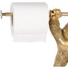 Clayre & Eef 6PR5104 Držák na toaletní papír Orangutan Gold 40x12x23 cm
