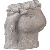 Clayre & Eef 6TE0556M Květináč Rabbit Beige Gold 16x18x18 cm
