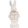 Clayre & Eef 6TE0562 Dekorativní králičí kámen Antique Beige 11x8x24 cm