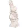 Clayre & Eef 6TE0562 Dekorativní králičí kámen Antique Beige 11x8x24 cm