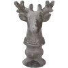 Clayre & Eef 6TE0568 Dekorace Jelení kámen šedá 17x14x26 cm