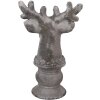 Clayre & Eef 6TE0568 Dekorace Jelení kámen šedá 17x14x26 cm