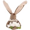 Clayre & Eef TW0617 Dekorace králík hnědá 20x17x41 cm venkovský styl