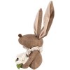 Clayre & Eef TW0617 Dekorace králík hnědá 20x17x41 cm venkovský styl