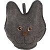 Clayre & Eef TW0619 Dekorace Cat Grey 20x14x22 cm