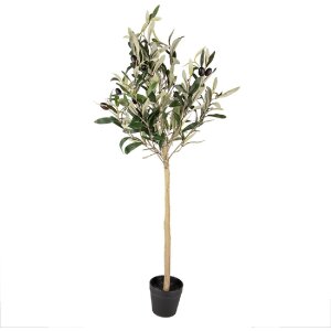 Clayre & Eef 5PL0149 Dekorativní stromek zelený 20x20x90 cm plastový