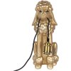 Clayre & Eef 6LMP793 Stolní lampa Pudl zlatý 27x16x38 cm E27 60W