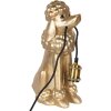 Clayre & Eef 6LMP793 Stolní lampa Pudl zlatý 27x16x38 cm E27 60W