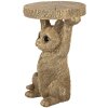 Clayre & Eef 6PR5103 Stolek na rostliny ve zlaté barvě 25x23x36 cm venkovský styl