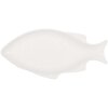 Clayre & Eef 6CEBO0197M Miska Fish Ceramic White 29x14x3 cm 150 ml