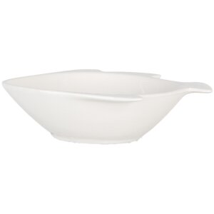 Clayre & Eef 6CEBO0206 Miska Fish Ceramic White 12x9x4 cm 75 ml