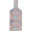 Clayre & Eef 6CE2058 Podložka pod pánev modrá 12x30 cm Keramická podložka Boho