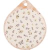 Clayre & Eef 6CE2060 Podložka pod pánev keramická béžová oranžová 20x23 cm