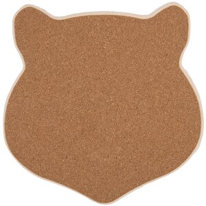 Clayre & Eef 6CE2064 Podložka pod pánev hnědá 20x20 cm Keramický venkovský styl