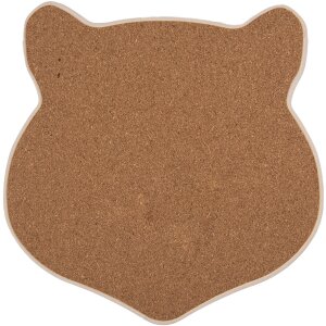 Clayre & Eef 6CE2065 Podložka pod pánev Cat Ceramic Brown 20x20 cm Country House