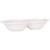 Clayre & Eef 6CEBO0202M Miska bílá 18x7x3 cm 75 ml Keramický venkovský styl