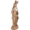 Clayre & Eef 6PR5201 Dekorace králík hnědý bílý 15x9x40 cm