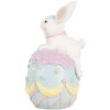 Clayre & Eef 6PR5210 Dekorace Králík na vejci 9x9x17 cm