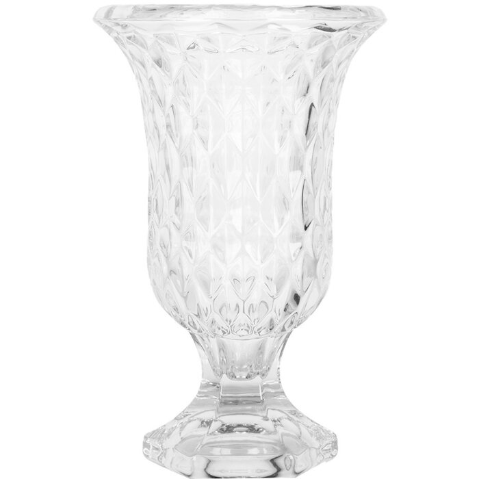 Skleněná váza Clayre & Eef Ø 15x23 cm Transparentní elegantní design