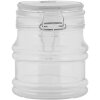 Clayre & Eef 6GL5035 Dóza s víčkem 9x8x9 cm venkovský styl sklo