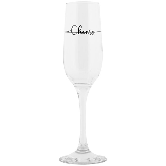 Sklenice na šampaňské Clayre & Eef Cheers Design 200 ml