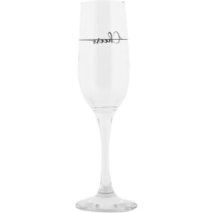 Sklenice na šampaňské Clayre & Eef Cheers Design 200 ml