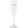 Sklenice na šampaňské Clayre & Eef Cheers Design 200 ml