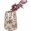 Clayre & Eef 65885 Dekorativní váza Grey Pink Iron Ø 37 x 49 cm