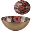 Clayre & Eef 65898 Mísa Gold Pink Iron 16x14x6 cm Elegantní servírovací mísa
