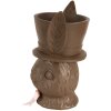 Clayre & Eef 6PR5206 Dekorace králík hnědý růžový 21x15x26 cm