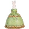 Šperkovnice Clayre & Eef Rabbit Beige Green 18x15x24 cm