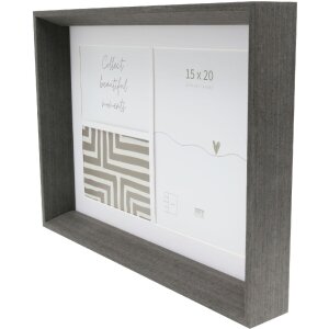 Deknudt S68YH2 Dřevěný galerijní rám pro 3 obrazy 2 fotografie 10x15, 1 fotografie 15x20 cm