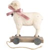 Clayre & Eef Dekorativní figurka Ovce ve venkovském stylu Polyresin béžová hnědá 17x9x20 cm