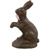 Clayre & Eef Dekorativní králík 8x4x13 cm Hnědý polyresin ve venkovském stylu
