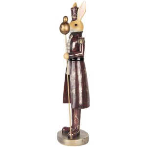 Clayre & Eef dekorativní králík 6PR5467 venkovský styl polyresin 13x12x47 cm