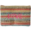 Juleeze JZTB0079 Toaletní taška pletená výšivka LOVE 20x13cm barevná