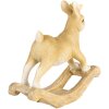 Clayre & Eef Houpací králík Dekorativní figurka hnědá 16x5x14 cm Venkovský styl