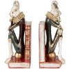 Clayre & Eef 6PR5495 Stojánky na knihy Rabbit White Red Gold 25x11x31 cm