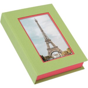 Goldbuch úložný box Bella Vista plátno 19 x 14 cm foto okno 4 barvy