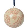 Clayre & Eef 6CE2107M Dekorace Keramická koule béžová růžová Ø 8 cm