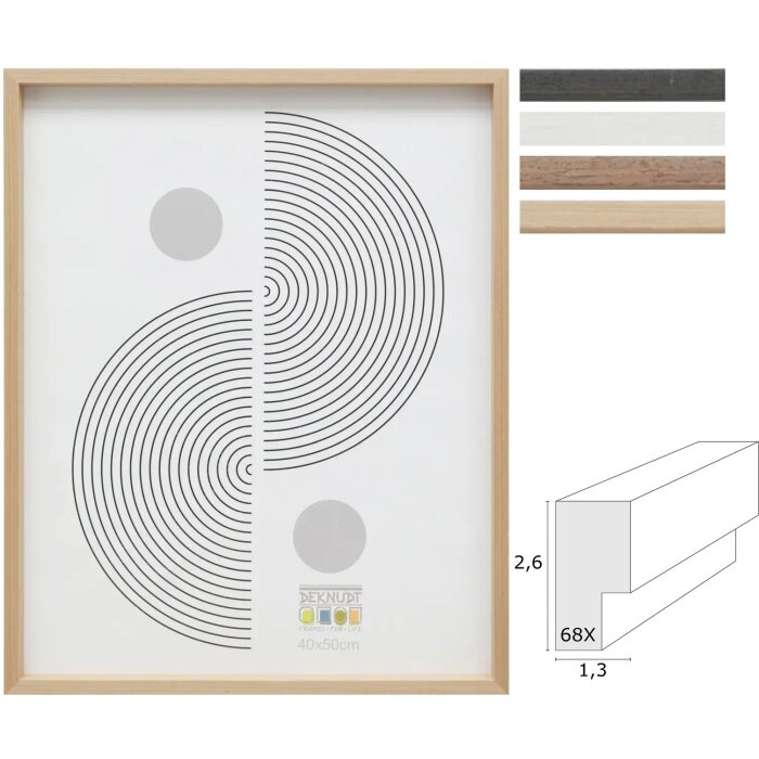 Deknudt S68XH1 dřevěný obrazový rám 10x15 cm až 40x60 cm