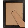 Clayre & Eef Fotorámeček 10x15 cm Černý elegantní fotorámeček v boho stylu