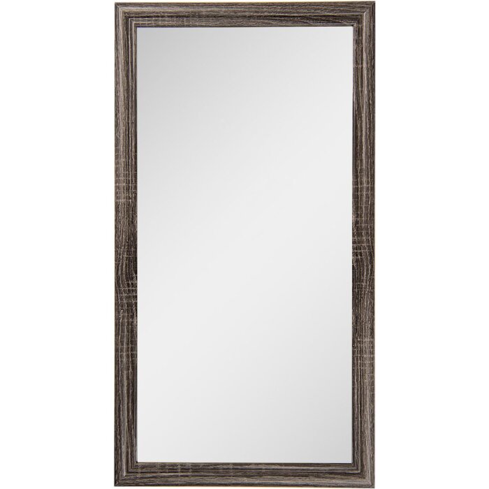 Clayre & Eef 52S350 Nástěnné zrcadlo hnědé 35x2x64 cm venkovský styl MDF