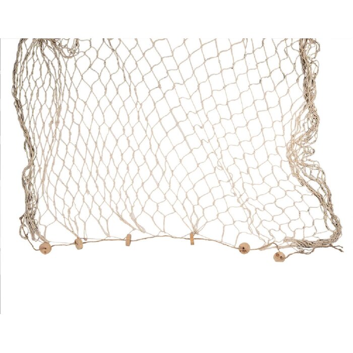 Clayre & Eef 66072 Dekorace Fishnet Beige 200x400 cm Venkovský styl