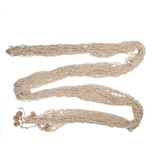 Clayre & Eef 66072 Dekorace Fishnet Beige 200x400 cm...