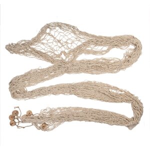 Clayre & Eef 66072 Dekorace Fishnet Beige 200x400 cm Venkovský styl