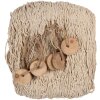 Clayre & Eef 66072 Dekorace Fishnet Beige 200x400 cm Venkovský styl