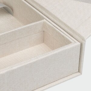 ZEP USB Photo Box Lodi Beige Linen 23x12,5x5 cm bez USB klíče