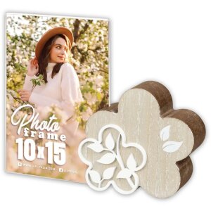 Akrylový a dřevěný rám ZEP Flora...